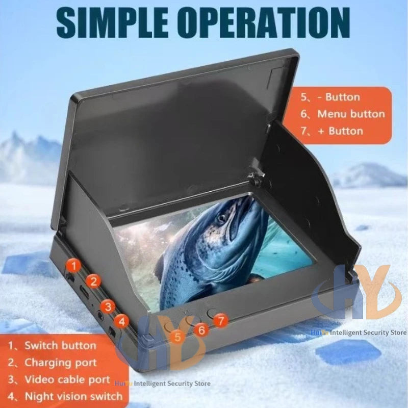 4.3-Inch 100M Underwater Fishing Camera & Fish Finder