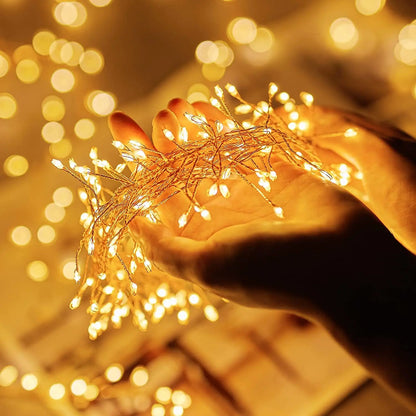 USB LED Firecracker Fairy Lights with Remote Control