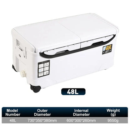 Portable Insulated Fishing Cooler & Tackle Box