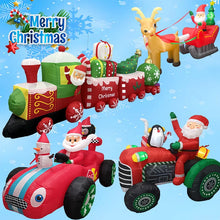 Inflatable Toys Santa Cartoon Vehicles Decorations
