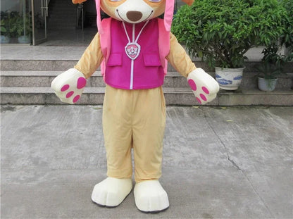 Adult Blue Dog Cartoon Mascot Costume – Full Body Party Outfit
