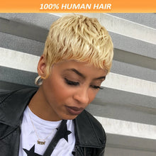 Pixie Cut 4" Short Straight Layered Wig