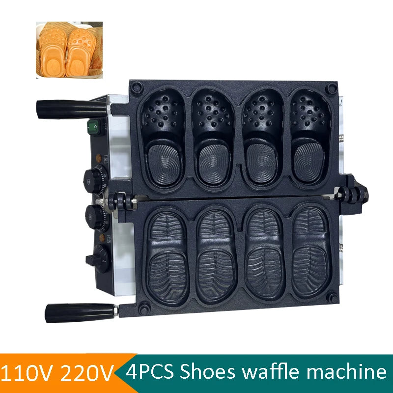 Commercial Electric Slippers Waffle Maker