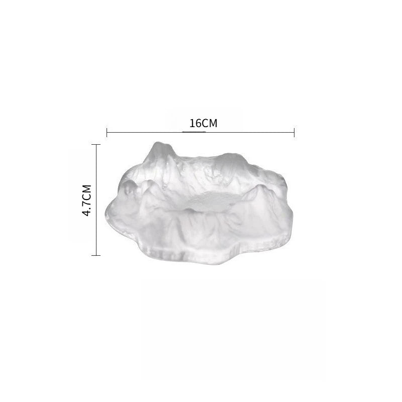 Glass Glacier Crystal Ashtray