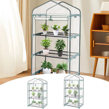 Garden Greenhouse 4 Tier Walk-in Green House Without Iron Frame
