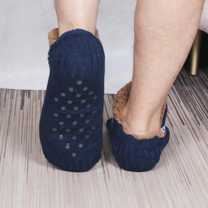 Winter Knitted Slippers Socks