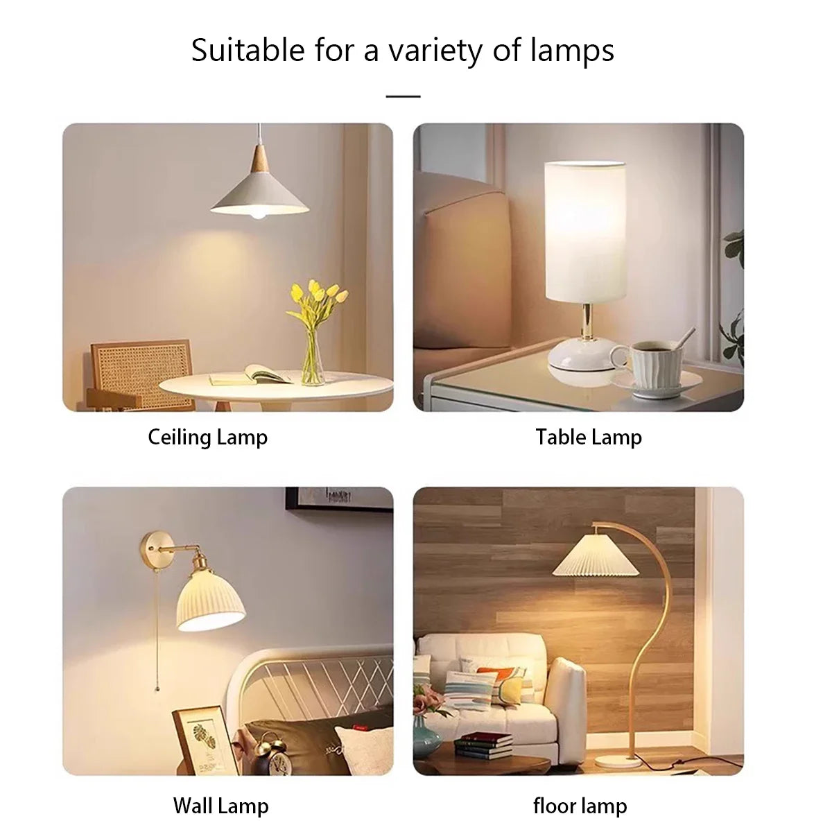 High-Efficiency Energy Saving LED Light Bulbs (E27 / B22 Base)