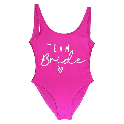 Team Bride One-Piece Swimsuit