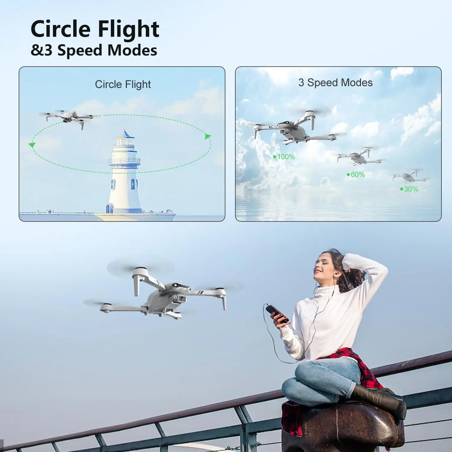 F10 GPS Drone with 6K HD Camera