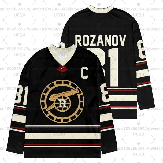Heated Rivalry Hockey Jersey - Unisex Long Sleeve Fan Pullover (Rozanov #81)