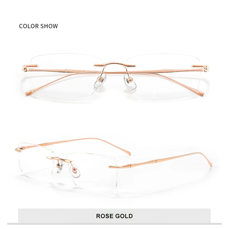 VICKY Ultra-light Titanium Reading Eyeglass Frames