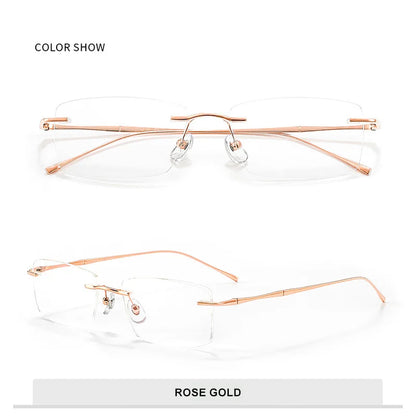 VICKY Ultra-light Titanium Reading Eyeglass Frames