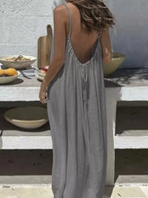 Loose Backless Summer Dress