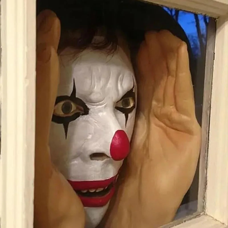 Scary Peeping Tom Window Hanging Halloween Decoration