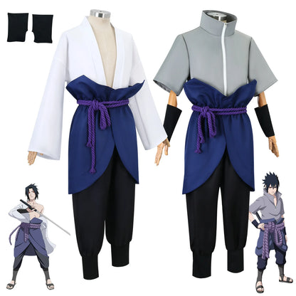 Uchiha Sasuke Cosplay Costume - Anime Roleplay Uniform & Outfit