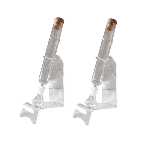 Borosilicate Glass Cigar Aromatherapy Humidors Tube Kit with 265mm Length Aroma Infusion