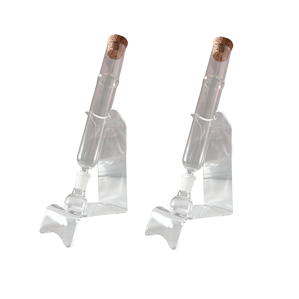 Borosilicate Glass Cigar Aromatherapy Humidors Tube Kit with 265mm Length Aroma Infusion