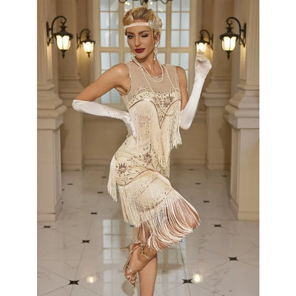 Women’s Slash Neck Sleeveless A-Line Knee-Length Dress – Elegant Evening Party & Cocktail Outfit