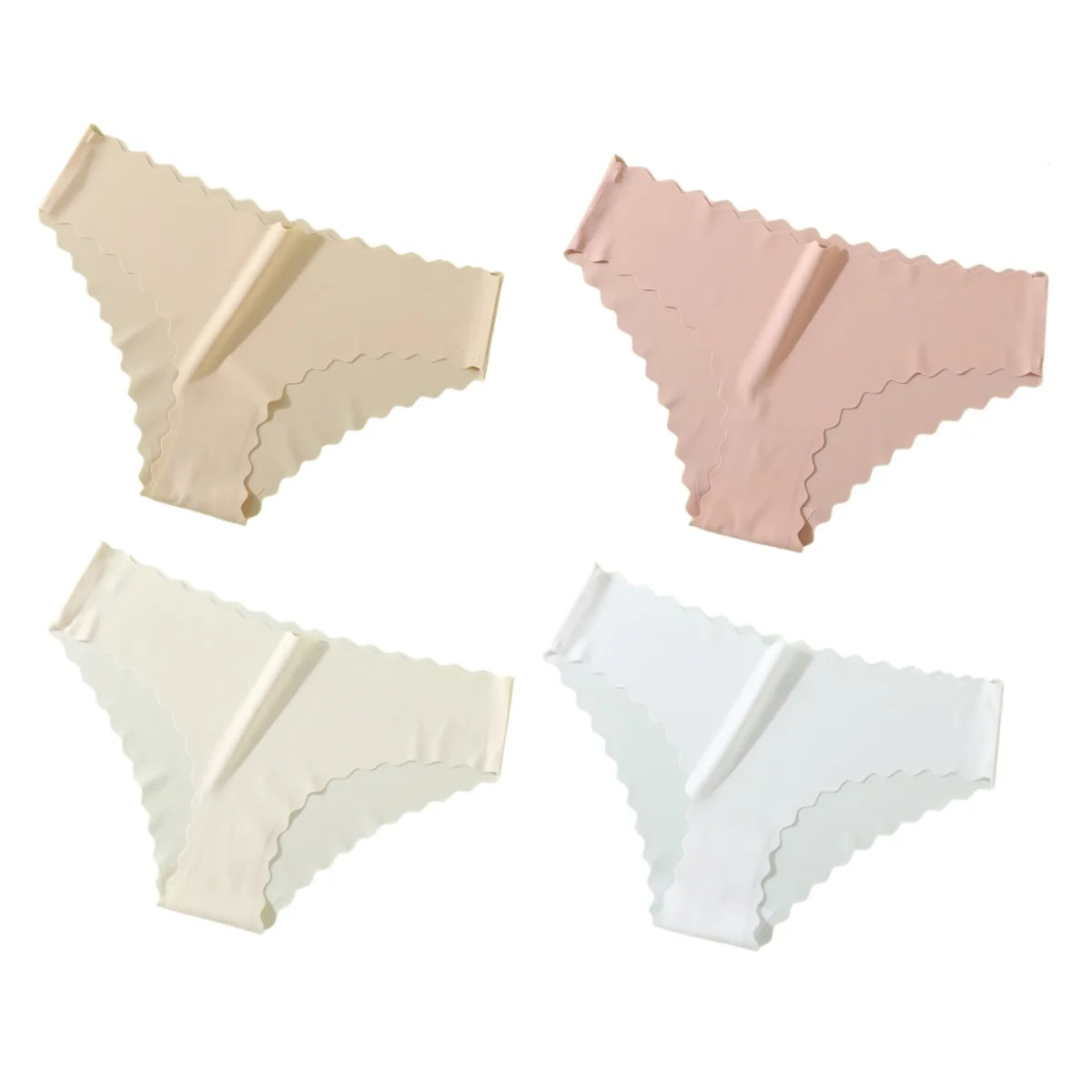 4Pcs Seamless Low Rise Briefs