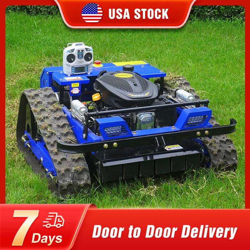 Remote Control Lawn Mower 7.5HP Slope Lawn Mower