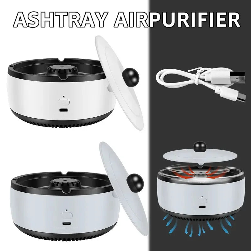 Smart Air Purifying Ashtray & Smoke Odor Absorber