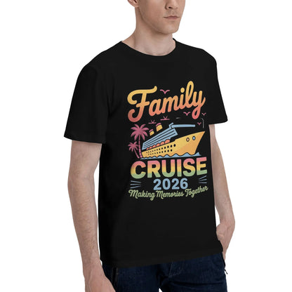 Summer Family Cruise 2026 Cotton T-Shirt – Matching Memories Vacation Tee