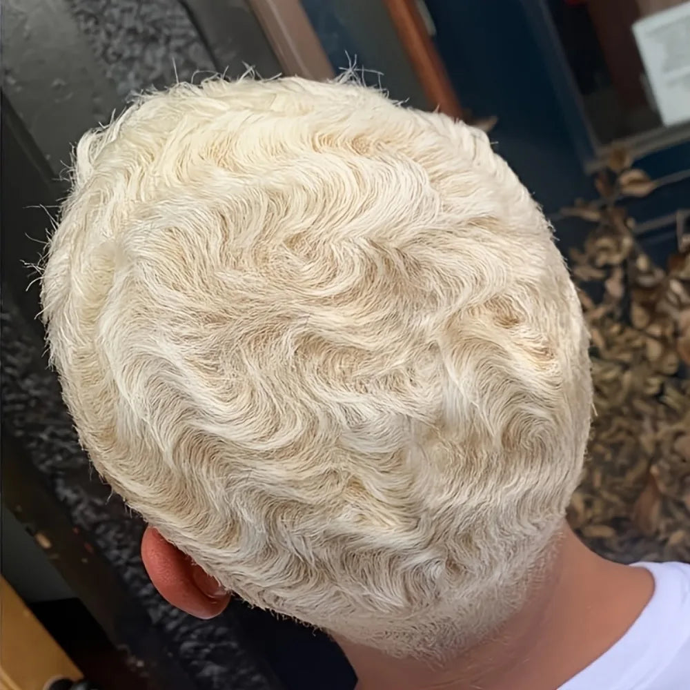 6" Short Human Hair Wig with Bangs & Layered Pixie Cut