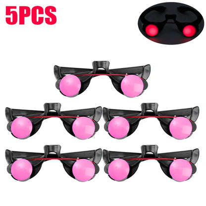 LED Glowing Red Eye Horror Glasses Props