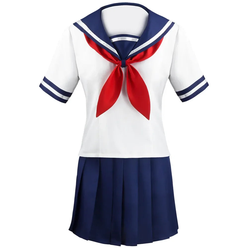 Ayano Aishi Cosplay Costume - Yandere Simulator Japanese JK Sailor School Uniform Outfit Set