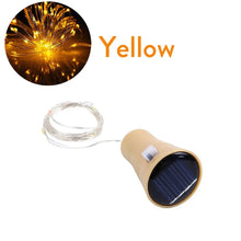 Solar Wine Bottle Led String Fairy Lights