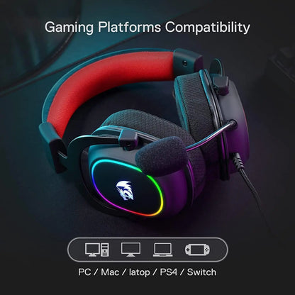 Redragon H510 Zeus-X RGB Wired Backlit Gaming Headset