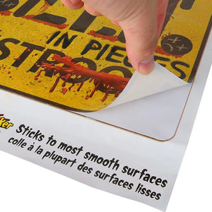 Halloween Horror Night Mural Bloody Bathroom Toilet Stickers