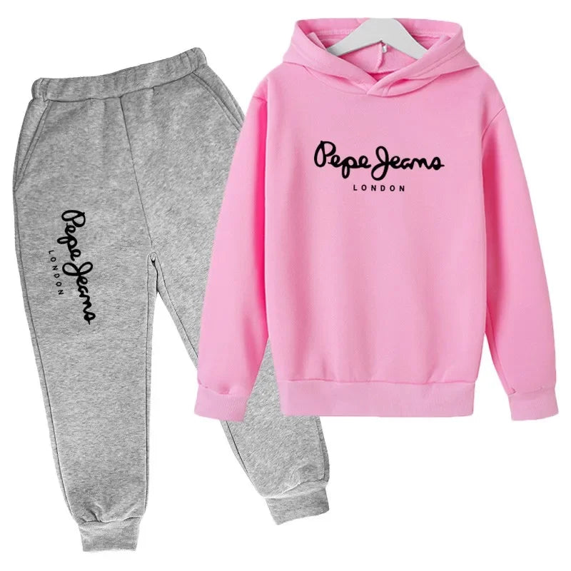 Kids' Tracksuit Hoodie & Pants Set