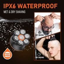 MAXGROOM 7D Electric Waterproof Head Shaver Beard Trimmer