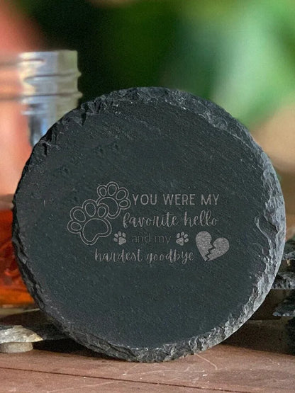 A Piece of My Heart Lives In Heaven Pet Memorial Stone