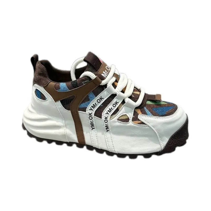 Men's Chunky Platform Casual Sneakers