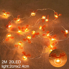 2M 20LED Santa Claus Snowflake LED Light String