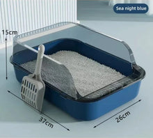 Semi-enclosed Splashproof Cat Litter Box