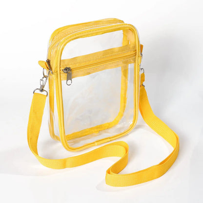 Clear Stadium Approved Shoulder Bag Bag With Front Pocket