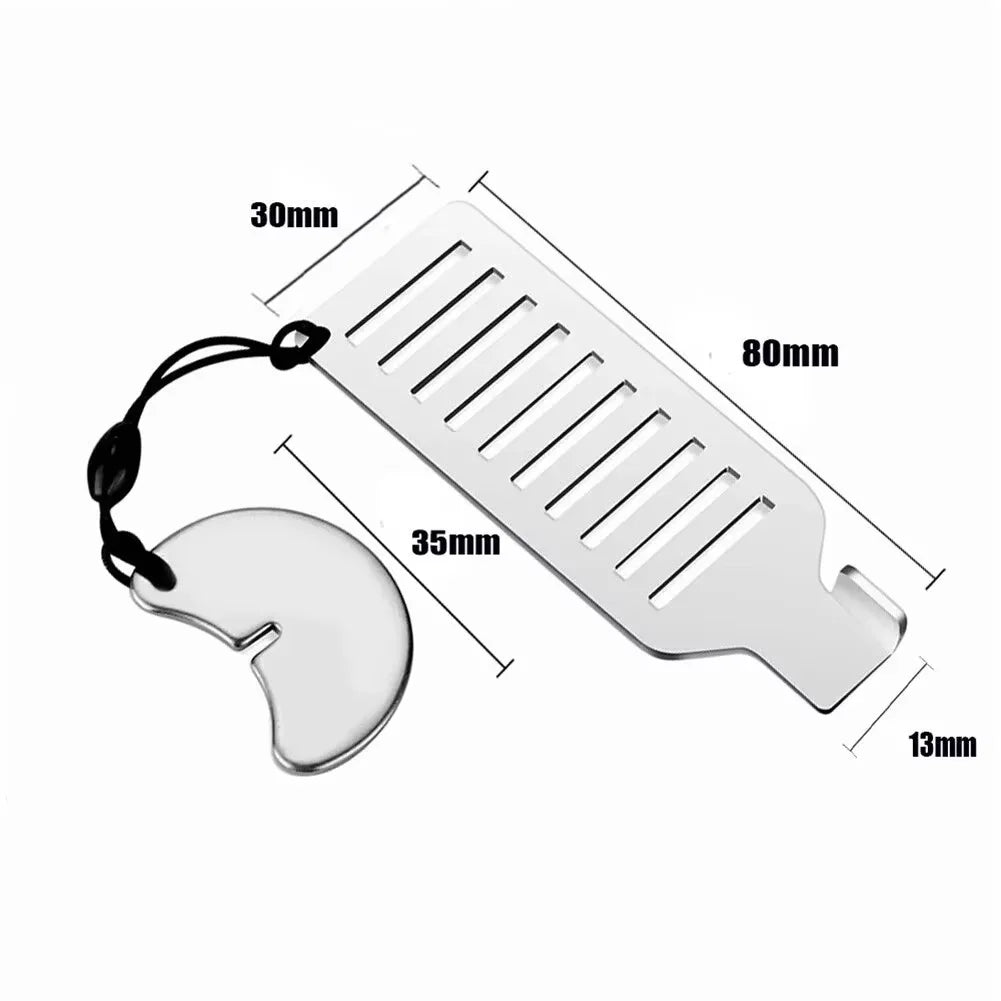 Safety Anti-theft Door Blocker Portable 8cm Stainless Steel Safe Security Tool