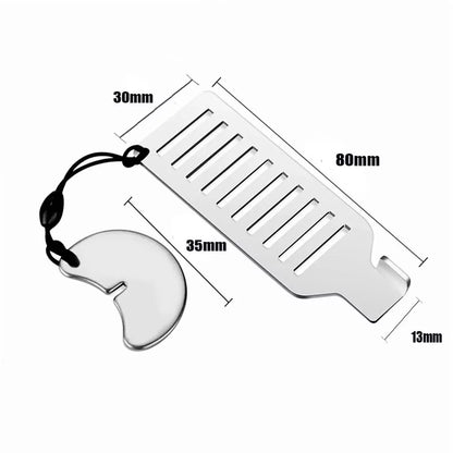 Safety Anti-theft Door Blocker Portable 8cm Stainless Steel Safe Security Tool