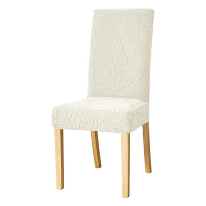 Universal Waterproof Stretch Jacquard Dining Chair Covers – Elastic Spandex Slipcover Seat Protector