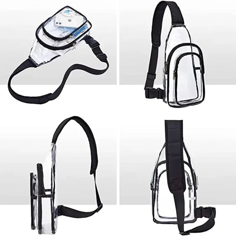Clear Chest Waterproof Crossbody Travel Bag