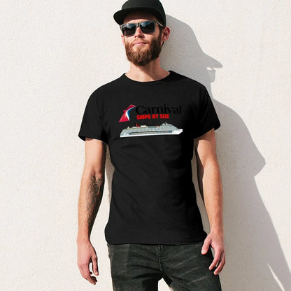 Carnival Cruise Ships by the Sea Men's Short-Sleeve T-Shirt