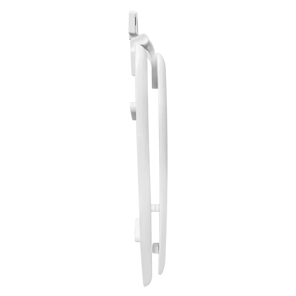 Durable Elongated White Toilet Seat