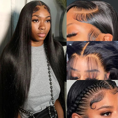 Bone Straight Lace Front Human Hair Wig
