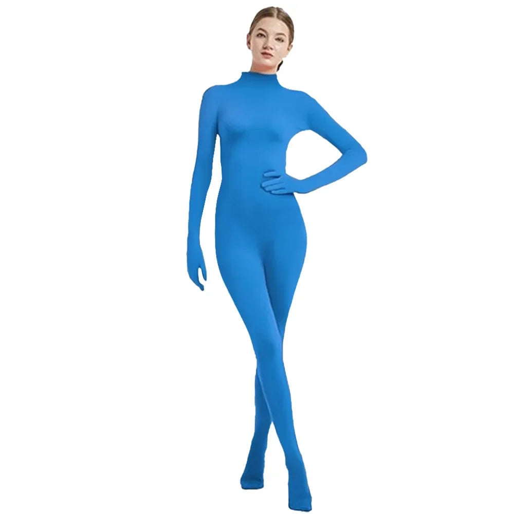Full Body Spandex Zentai Suit – Base Layer Bodysuit for Cosplay & Costumes