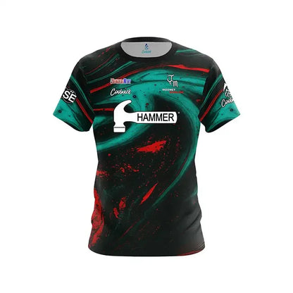 Hammer Swirl Graphic Performance Bowling Jersey