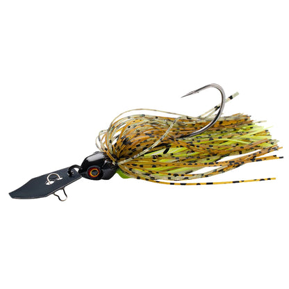 Chatter Weedless Metal Blade Rubber Jig Head Spinner Bait Lures Kit