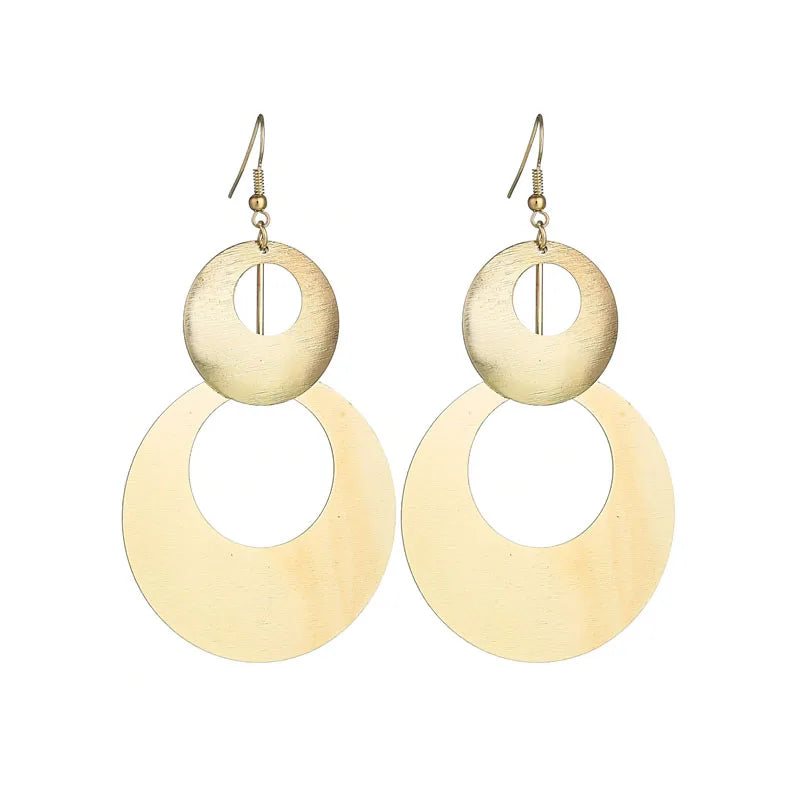 Floating Long Hook Earrings